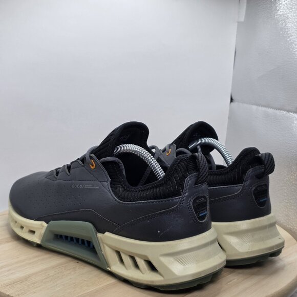 Mens Size 10.5 - ECCO Biom C4 Golf Shoes Wide Gray White Gore-Tex Spikeless - Picture 7 of 11